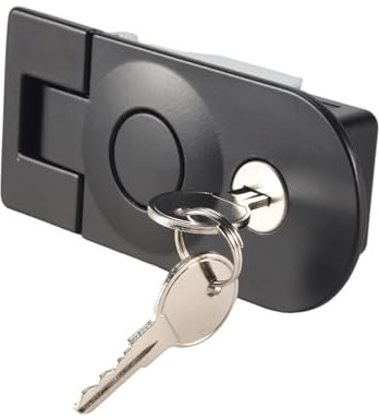 AWAOVV Caravan Door Lock, RV Locks, Door Latch Lock, RV Compartment Door Deadbolt Latch for RV Marine Boat Cabinet Toolbox