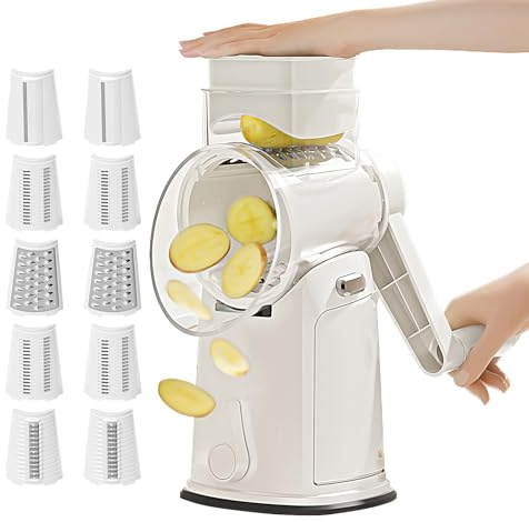 Affettaverdure,Tritaverdure per Cetrioli | Affettatrice Tritacibo per Cipolla Carota Limone Cavolo Frutta Verdura