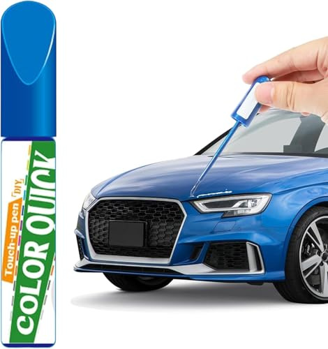 Rakiuty Penna per Ritocco Auto, Penna Ritocco Carrozzeria, Rimuovi Graffi Auto, Pennarello Copri Graffi Autos, Ritocco Vernice Car, Pennarello per Riparazione Graffis Autos, Blu