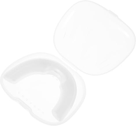 Protector Bucal contra Ronquidos Modelo 2251 de Silicona para Adultos | Abs y Metal, Blanco, Cómodo de Llevar, Limpio con Alcohol o Agua Hirviendo, para Boca y Bruxismo