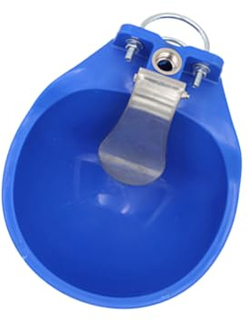 Artibetter Abbeveratoio in Plastica Blu per Bovini e Cani, Vasca Grande Facile da Lavare, per Uso in Fattoria