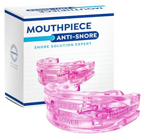 Sofela Airflow - Dispositif Contre Le Ronflement Et L'apnée Du Sommeil, Dispositif Anti Ronflement Réglable Efficace Puissant, Confortable & Respiration Améliorée, Sans Fil Pour Adultes(PINK)