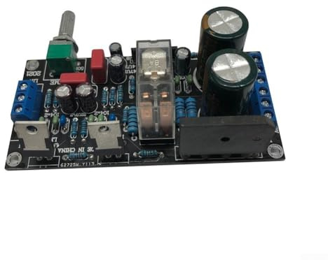 HanOaki LM1875T - Scheda amplificatore stereo a 2.0 canali con protezione altoparlante e controllo del volume, per progetti audio fai da te e kit di amplificatori di potenza