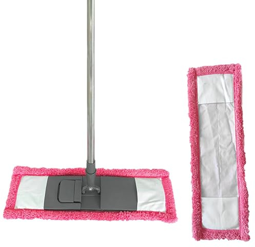 Fregona | Limpiadora Multisuperficie Absorbente en Seco y Húmedo con Cabezal Regulable - Accesorios de limpieza para suelos laminados - para Azulejos, Techos, Ventanas, Paredes, Esquinas, Hogar, Apart