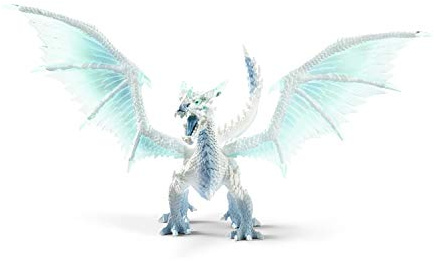 Schleich Eldrador Creatures, Dragon Toys for Boys and Girls, Mythical Creatures Toy, Ice Dragon Action Figure with Movable Wings, Ages 7+