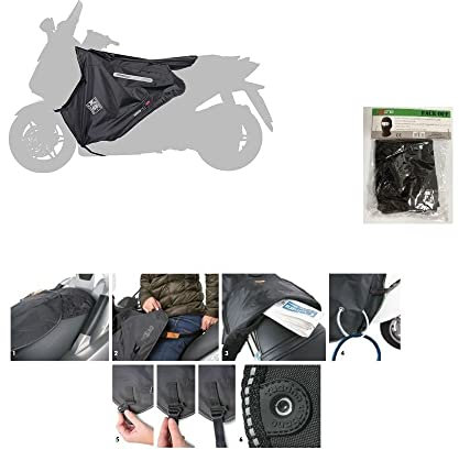 Compatible con KYMCO Agility 125 R16 Plus 2016 16 Cubierta Tucano Urbano R179-X TERMOSCUD ESPECÍFICO para Scooter Manta TÉRMICA Interior Impermeable EN Piel DE Nylon Externa