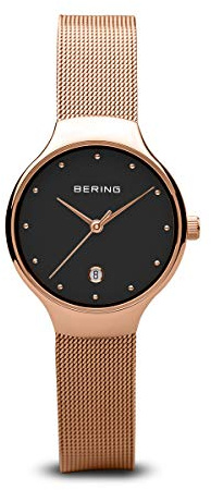 BERING Damen Uhr Quarz Movement - Classic Collection mit Edelstahl und Saphirglas 13326-362 - 3 ATM