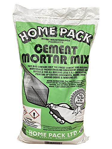 KasaBona 5kg Home Pack Sand Cement Mortar Mix Ideal for Bricklaying Pointing and Rendering