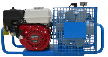Compresor de aire TUXING Pcp, compresor de buceo de alta presión de 300 bar, versión de parada automática de accionamiento de gasolina para buceo, respiración, esnórquel, deportes acuáticos, paintball