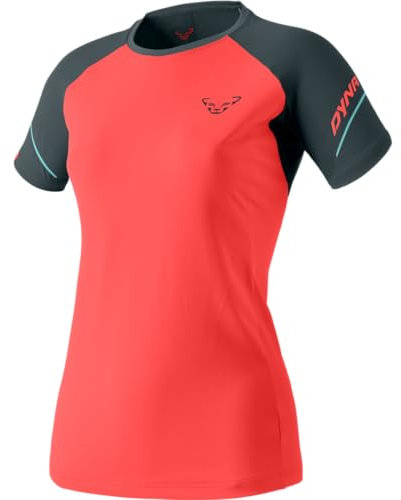 Dynafit Damen Alpine Pro S/S Tee Unterhemd, Korallenrot (Hot Coral/3010), Large