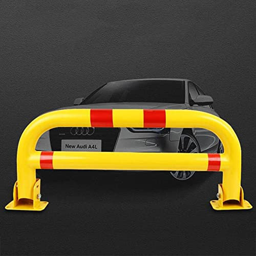 Postes de estacionamiento para calzadas, barrera de estacionamiento bloqueable plegable, bloqueo de poste de espacio de estacionamiento de automóviles Bloqueador de estacionamiento manual, seguro y an