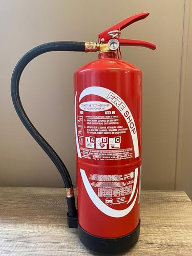 Extincteur Fire Shop à Poudre ABC 6 kg Norme CE
