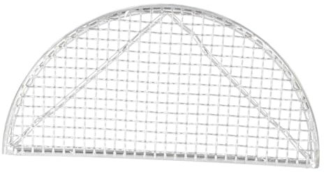 Zerodeko Japanese Semicircle Net Tempura Blast Net 16x8cm Stainless Steel Household Mesh for Deep Frying and Straining in Kitchen