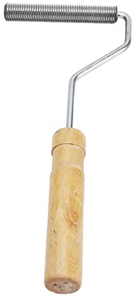 Glasfaserwalze, 0,6 X 3,9 Zoll, Glasfaserharz-Laminierblasenwalze, Glasfaser-Werkzeuge, Laminatwalze, Glasfaserwalzen-Werkzeug für die Reparatur von Wanne, Dusche, Badewanne, Boot