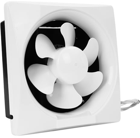 TaNeHaKi Abluftventilator Quadratisch Absaugventilator Werkstatt 450m³/h Industrie Ventilator Wand Badlüfter Lüfter Abluft Wandventilator Abluft Wand Gebläse Wandlüfter 36W