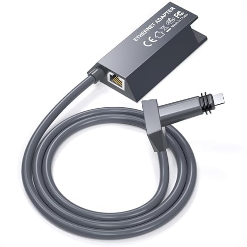 PonJel for Star Link Adaptateur Ethernet pour Internet Satellite V2, Connexion Internet Filaire, Adaptateur réseau Extensible vers RJ45, Connexion réseau pour Star-Link actionné Gen 2