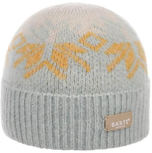 Barts Snowflake Fairywren Beanie Strickmütze Umschlagmütze Damen/Kinder - mit Umschlag, Futter Winter Herbst-Winter