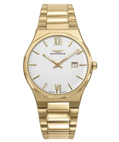 Sandoz - Reloj Acero IP Dorado Brazalete Sr Sa - 83013-83