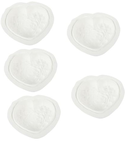 Ciieeo 5 Pièces Moule à gâteau coeur moule gateau coeur patisserie accessoire moule à glaçons moule à cake coeur non moules coeur pour la cuisson moules à gâteaux fondants Gel de silice