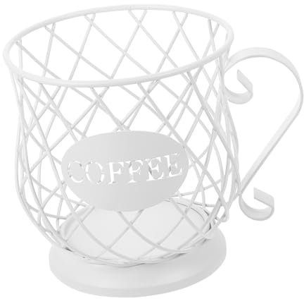 WEKADRIN Porta Capsule Caffè Organizer Compatto Per Cucina Design Moderno Per Frutta e Snack Salvaspazio Per Contenitori Cialde Creativo Per Feste e Compleanni