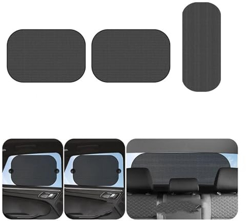 Pare-Soleil Vitres Lot 5 Pare-Soleil Universels pour Voiture, Pare-Brise Pliable, Réflecteur, Protection Solaire pour Fenêtre Voiture Voiture Pare Soleil(A)