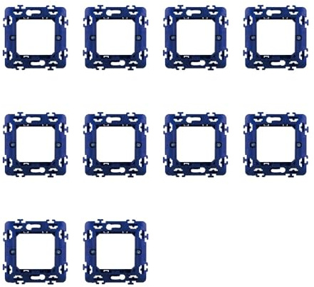Elektronova, supporto 2 posti (502) compatibile con BTicino LivingLight, confezione da 10 pezzi