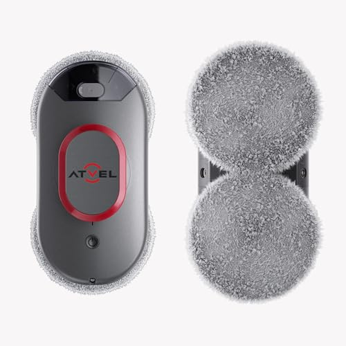 Robot limpiador de ventanas Atvel Zorro Z6 Spray Plus – Sistema automático de pulverización doble, navegación AI, 3 modos de limpieza automática, control de aplicación, ideal para ventanas altas