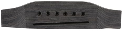 Toyvian Rosewood Guitar Bridge Replacement für Akustikgitarren Professionelle Holzgitarre Brücke Installieren Tonal Passend für Folk Konzertgitarren