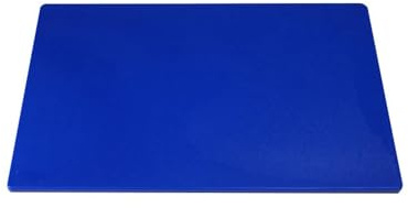Professional Colour Coded Plastic Chopping Board 35.5 x 25.5cm / 14 (L) x 10 (W) HACCP Compliant Food Prep Cutting Board Lightweight Durable Non Slip - Blue