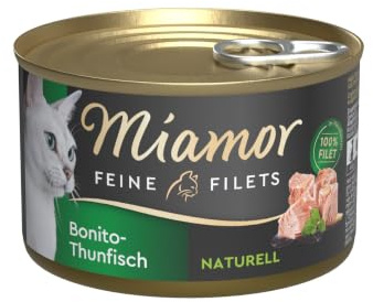 Miamor Feine Filets Naturell Bonito-Thunfisch 12x156g