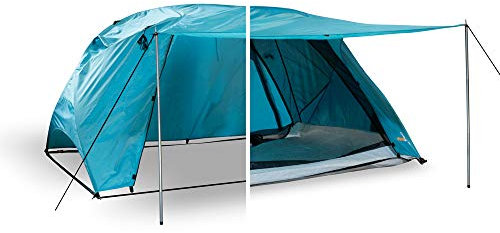 outdoorer Svalin - multifunktionelles Outdoor Zelt mit Strandmuschel-, Moskitoschutz- & Fix Up Schnellaufbau-Funktion, wasserdichtes Raumwunder