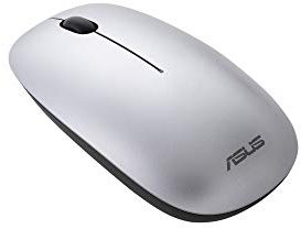 ASUS MW201C - Mouse wireless Bluetooth e radio (2,4 GHz, 1600 dpi), colore: Grigio
