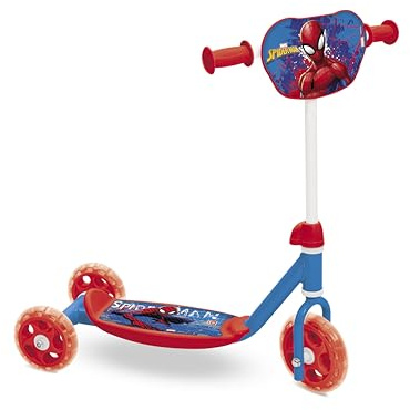 Mondo Toys - My First Scooter SPIDERMAN Scooter Baby 3 Räder mit Tragetasche für Kinder ab 2 Jahren - 28692