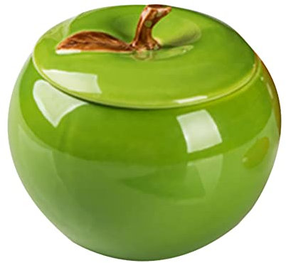 Tomaibaby en Céramique Vert En Forme De Fruits Cuisine Cartouche Pot De Stockage Polyvalente Fumer Cendrier De Stockage De Table Pot