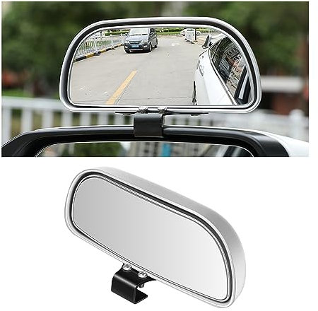 JNNJ Rétroviseurs D'angle Mort, Retroviseur Conduite Accompagnée, Miroir D'angle Mort Pour Voiture Grand Angle 360 Réglable Rétroviseur, Additionnel Auxiliaire Universel Pour Angle Mort Auto Camion