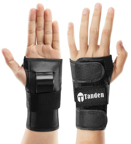 Tanden Wrist Guards for Skating Protective Gear Adult and Kids Wrist Guards for Roller Skating Snowboarding Ski Skateboard