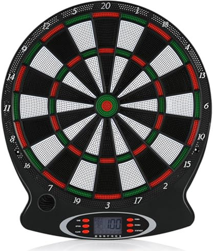 Topyond 1PC Professional Electronic Hanging Dartboard with LCD Scoring Indicator Dart Game, Including 6 Darts