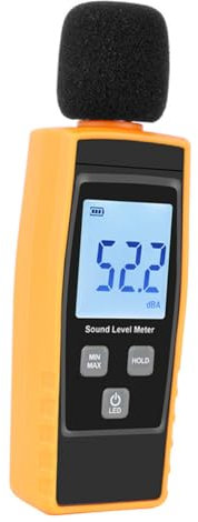 AOKWAWALIY Schall- und Geräuschmessgeräte Geräuschüberwachungsgerät Frequenzmesser Dezibelmesser Geräuschmessgerät Geräuschmessgerät Schallpegelmesser Anzeige Db Meter Schallmessgerät Detektor