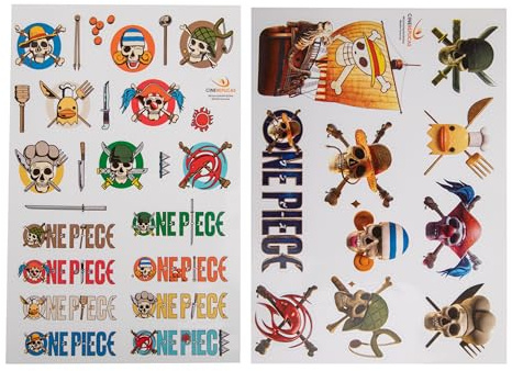 Cinereplicas One Piece - Set de 36 autocollants - Licence Officielle