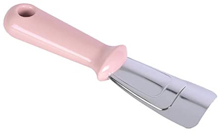 MAGICLULU pinces à glace pelle à glace pour réfrigérateur outil de dégivrage du réfrigérateur bonbons de voiture biscuits pelle à bonbons cuillère à bonbons en acier inoxydable rose