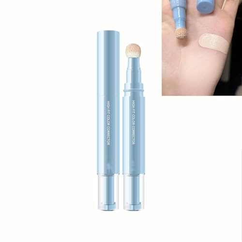 Lápiz corrector, barra correctora de perfección con cabeza de esponja, cubre imperfecciones, iluminador facial de maquillaje, corrector facial multiusos corrector corrector (01#)