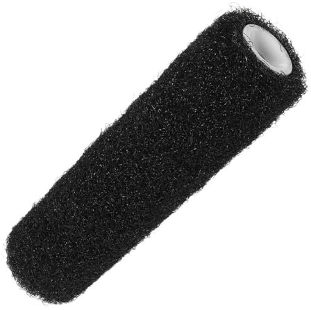 Putty Roller Brush 9 Inch Black with Reusable Nylon Bristles