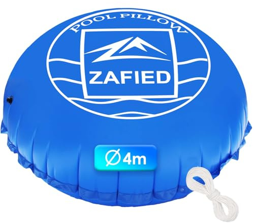 Poolkissen Winter, Pool Luftkissen Rund 4 Meter Durchmesser XXXL Pool Polster Hochwertige Materialien bis -25°C Doppelnaht Schwimmbadzubehör Pool Kissen für Winterfeste Poolabdeckung Schutz