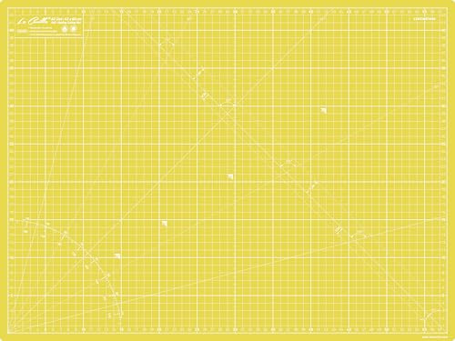 La Canilla Schneidematte A2 Selbstheilend (60x45 cm - 24x18) Cutting Mat Schneideunterlage für Basteln, Nähen, Patchwork | Schneidunterlage Arbeitsunterlage Markiert in Zentimetern und Zoll