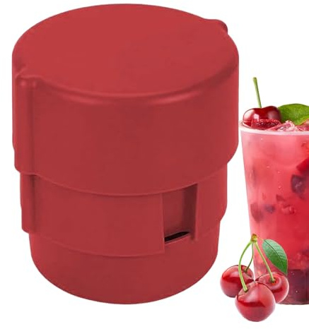 Snocciolatore portatile per ciliegie, snocciolatore per olive e ciliegie, strumento manuale per ciliegie a pressione, 6 fori, per inscatolare, cuocere e fare marmellate