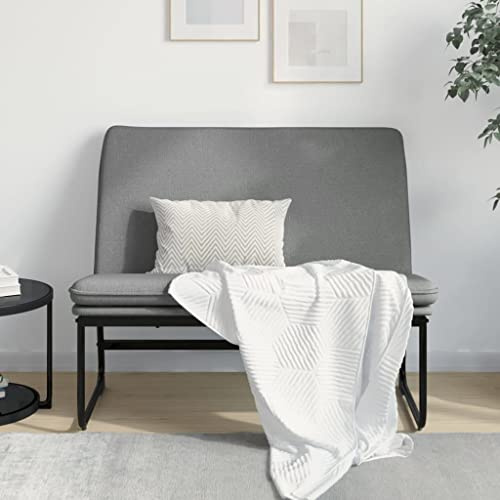 Teenpull Dunkelgrau Polsterbank, 100x75x76 cm, Stoffbezug, Bequemer Sitz für Flur, Wohnzimmer, Esszimmer, Modernes Design