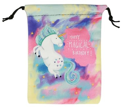 Prova di strappo con grande capacità orli regalo 13 x 18 pollici, design stampato luminoso, organizzatori efficienti per il sacchetto regalo, uso domestico