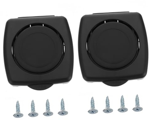 GANAZONO Portavasos Plegable Soporte para Taza de Plástico Negro 2 Piezas para Coche Resistente al Agua Instalación Sencilla, Adecuado para Automóviles
