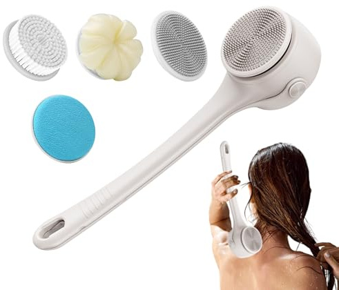 Brosse de Douche Électrique | Brosse de Nettoyage Corporel Sans Fil - Nettoyant Automatique Rotatif Étanche pour Douche Soin Spa Corps Complet Peau Hommes Femmes