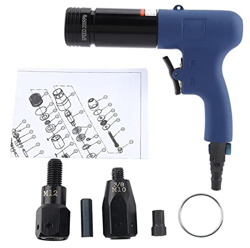 Remachadora neumática, pistola para tuercas de remache de aire, alta eficiencia, calidad de grado Industrial, M10-M12